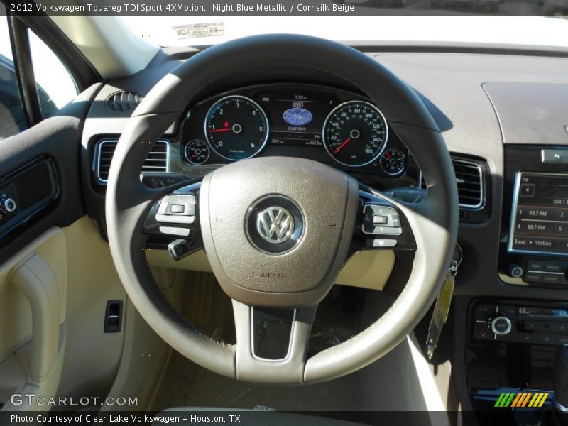  2012 Touareg TDI Sport 4XMotion Steering Wheel