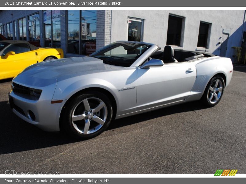 Silver Ice Metallic / Black 2011 Chevrolet Camaro LT Convertible