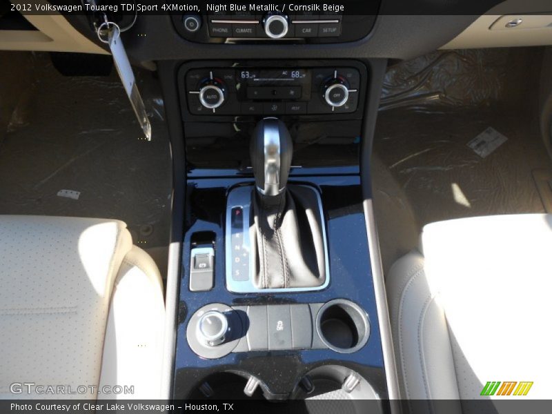 Night Blue Metallic / Cornsilk Beige 2012 Volkswagen Touareg TDI Sport 4XMotion