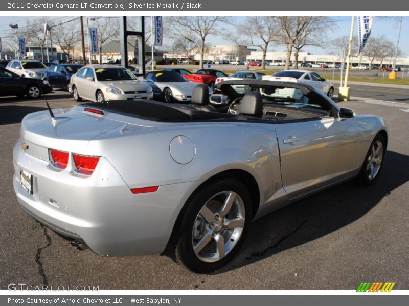 Silver Ice Metallic / Black 2011 Chevrolet Camaro LT Convertible