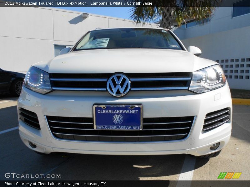 Campanella White / Cornsilk Beige 2012 Volkswagen Touareg TDI Lux 4XMotion