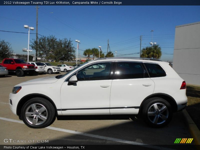 Campanella White / Cornsilk Beige 2012 Volkswagen Touareg TDI Lux 4XMotion