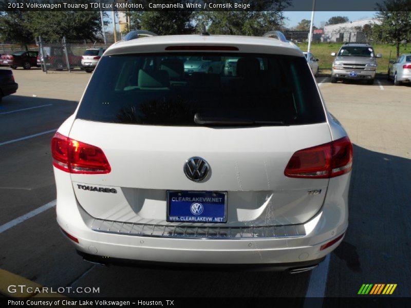 Campanella White / Cornsilk Beige 2012 Volkswagen Touareg TDI Lux 4XMotion