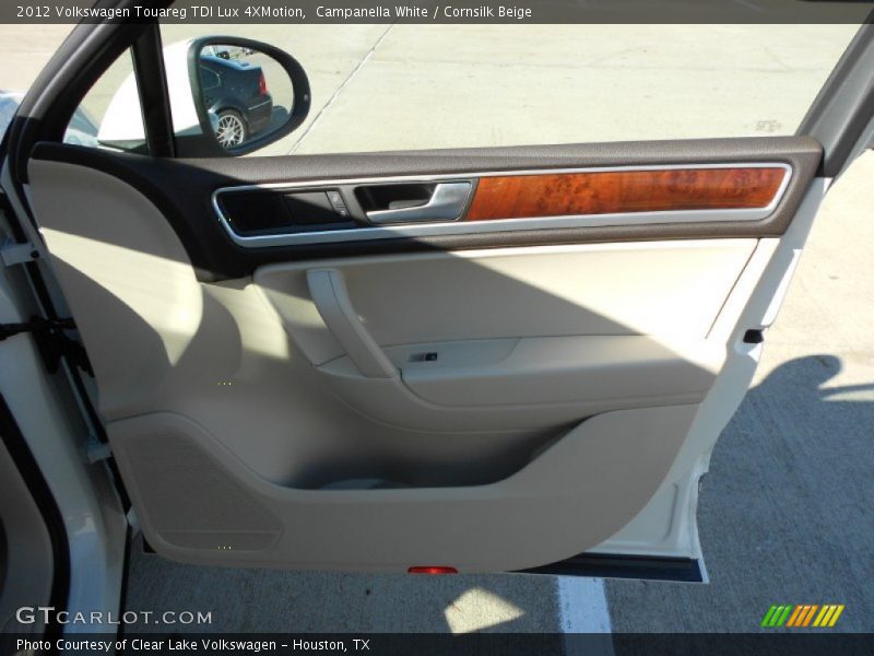 Campanella White / Cornsilk Beige 2012 Volkswagen Touareg TDI Lux 4XMotion