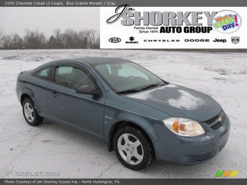Blue Granite Metallic / Gray 2006 Chevrolet Cobalt LS Coupe