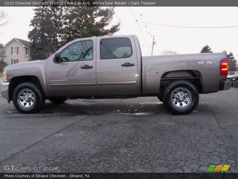 Mocha Steel Metallic / Dark Titanium 2012 Chevrolet Silverado 1500 LS Crew Cab 4x4