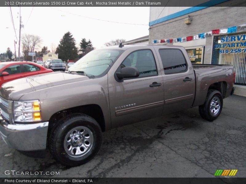 Mocha Steel Metallic / Dark Titanium 2012 Chevrolet Silverado 1500 LS Crew Cab 4x4