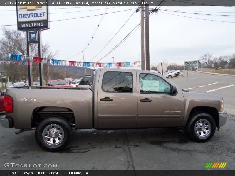 Mocha Steel Metallic / Dark Titanium 2012 Chevrolet Silverado 1500 LS Crew Cab 4x4