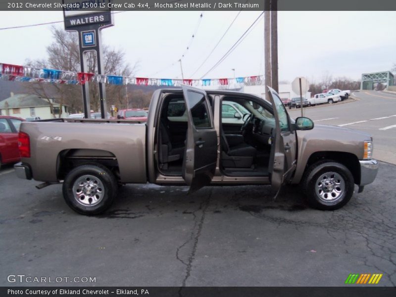 Mocha Steel Metallic / Dark Titanium 2012 Chevrolet Silverado 1500 LS Crew Cab 4x4