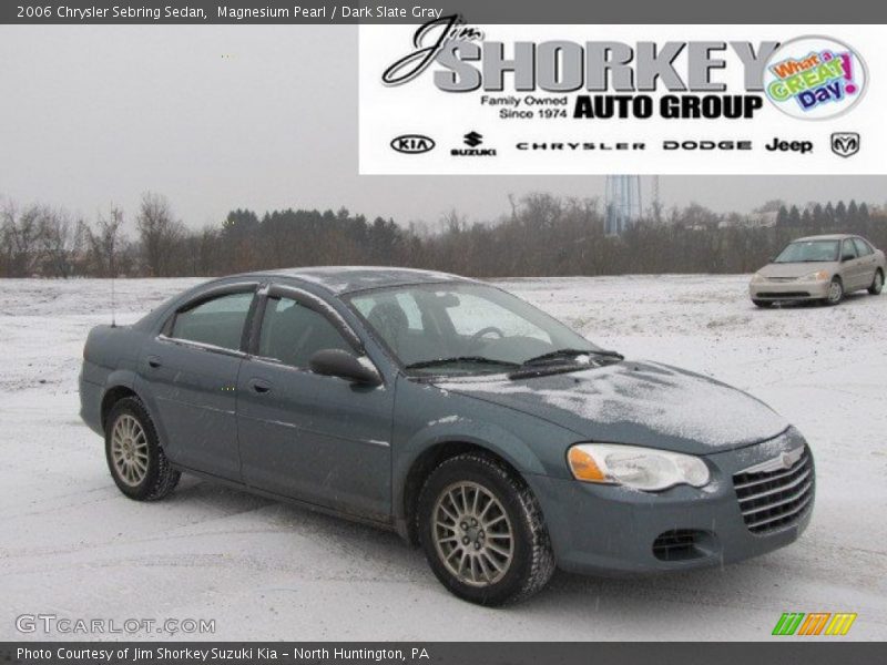 Magnesium Pearl / Dark Slate Gray 2006 Chrysler Sebring Sedan