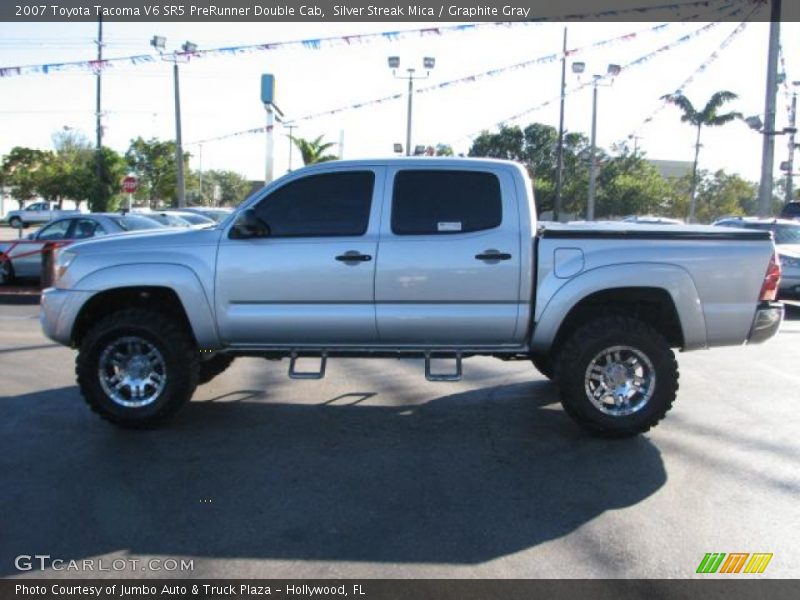 Silver Streak Mica / Graphite Gray 2007 Toyota Tacoma V6 SR5 PreRunner Double Cab