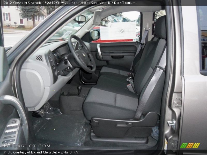 Mocha Steel Metallic / Dark Titanium 2012 Chevrolet Silverado 1500 LS Crew Cab 4x4