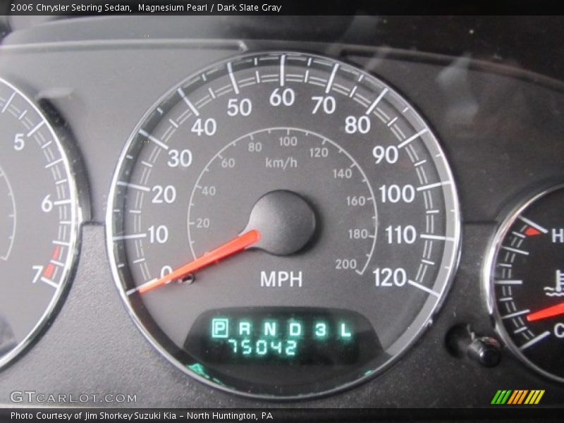 Magnesium Pearl / Dark Slate Gray 2006 Chrysler Sebring Sedan