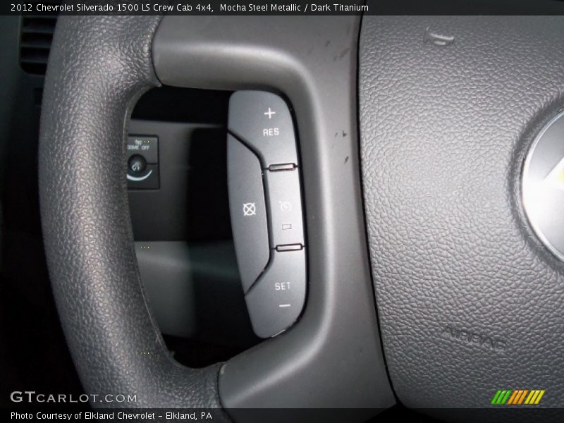 Mocha Steel Metallic / Dark Titanium 2012 Chevrolet Silverado 1500 LS Crew Cab 4x4