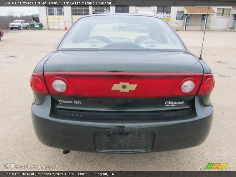 Dark Green Metallic / Neutral 2004 Chevrolet Cavalier Sedan