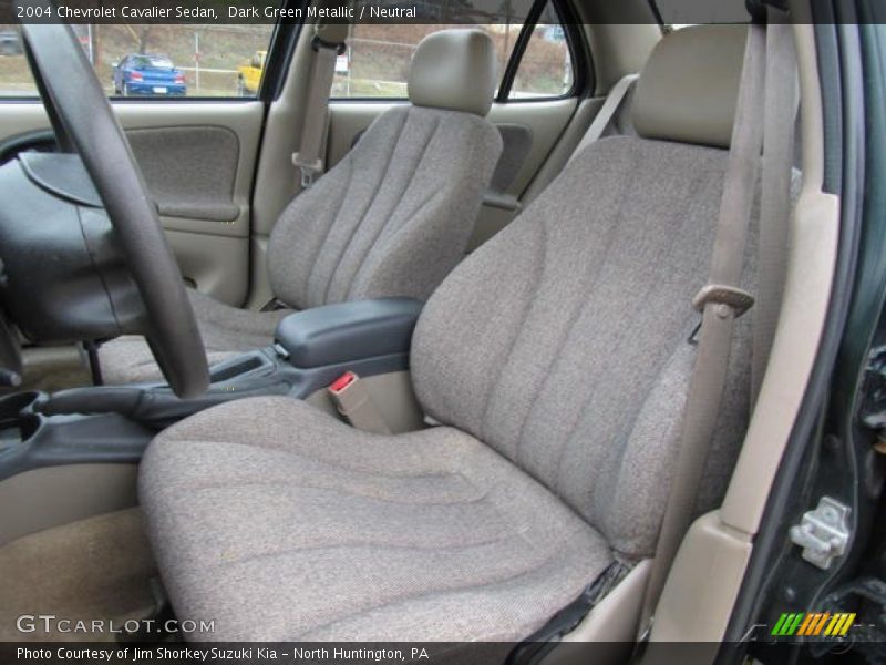Dark Green Metallic / Neutral 2004 Chevrolet Cavalier Sedan