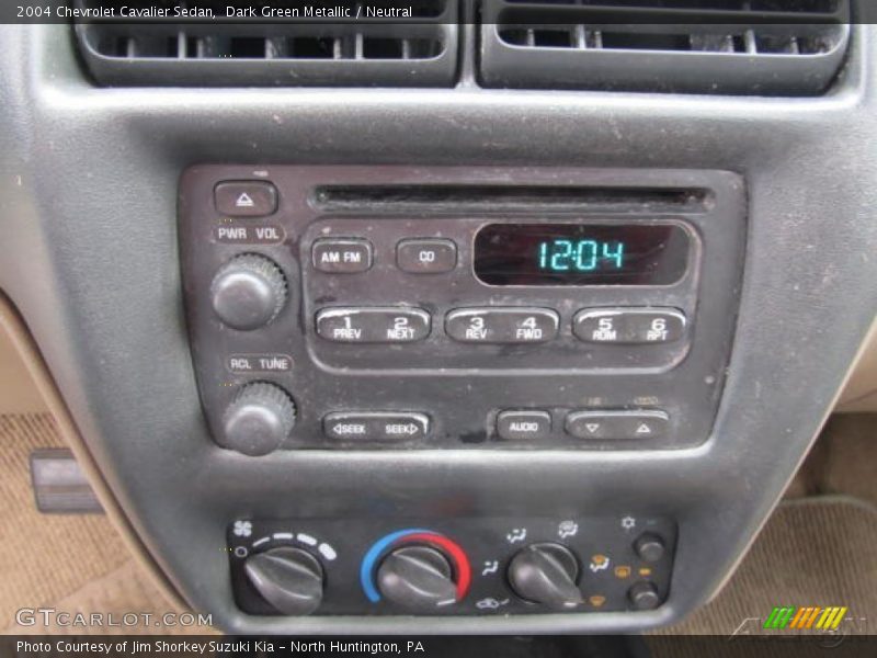 Dark Green Metallic / Neutral 2004 Chevrolet Cavalier Sedan