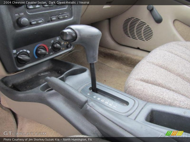 Dark Green Metallic / Neutral 2004 Chevrolet Cavalier Sedan