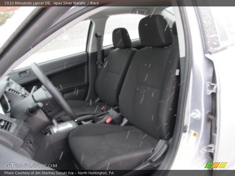 Apex Silver Metallic / Black 2010 Mitsubishi Lancer DE