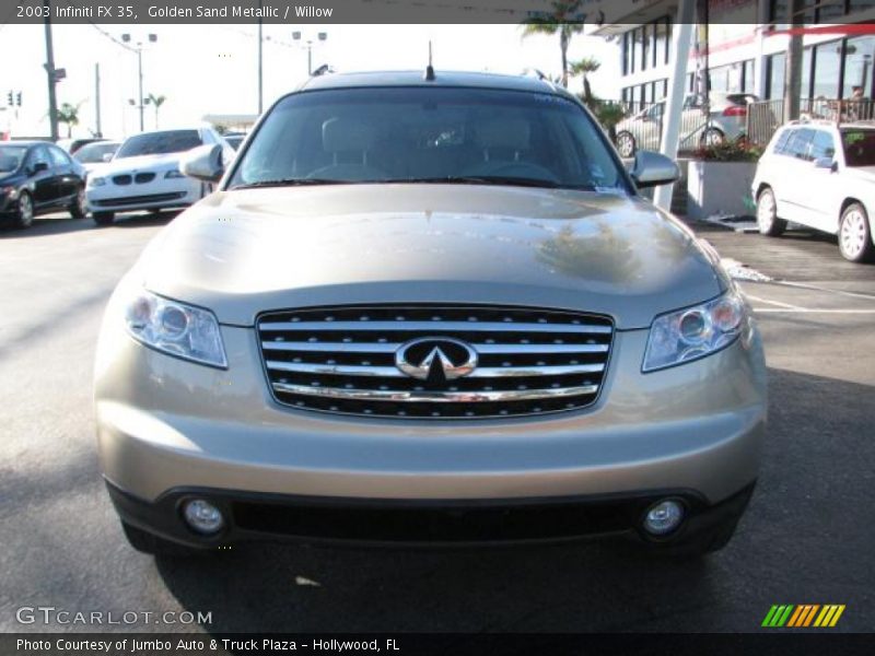 Golden Sand Metallic / Willow 2003 Infiniti FX 35