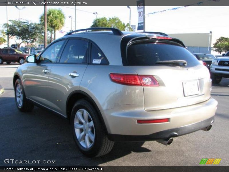 Golden Sand Metallic / Willow 2003 Infiniti FX 35