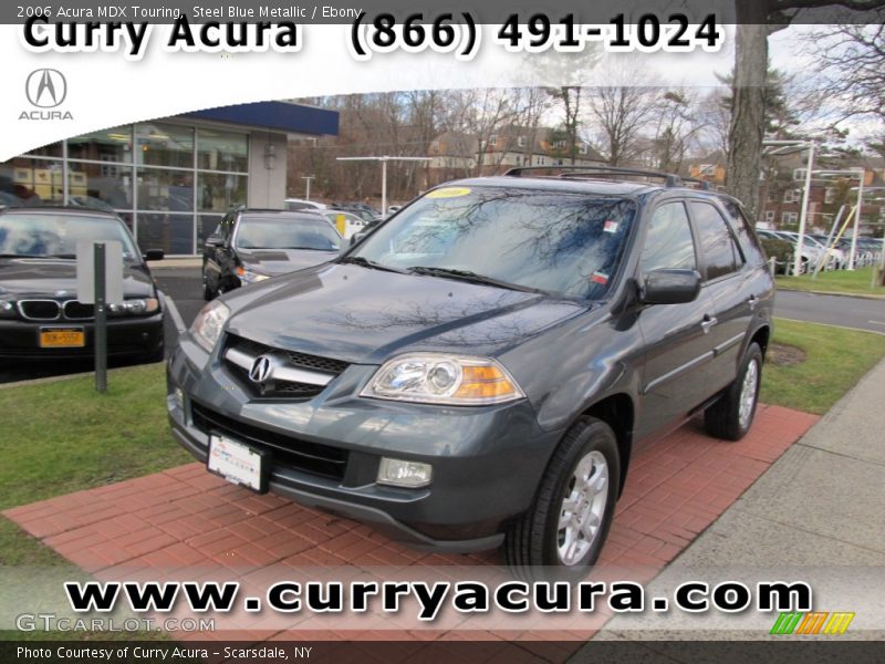Steel Blue Metallic / Ebony 2006 Acura MDX Touring