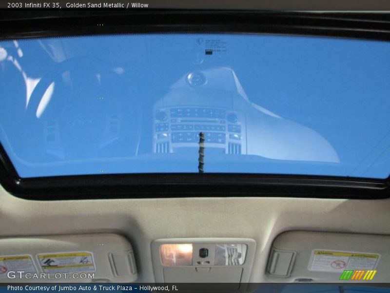 Golden Sand Metallic / Willow 2003 Infiniti FX 35