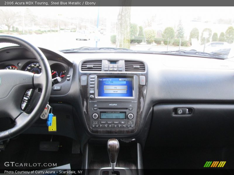 Steel Blue Metallic / Ebony 2006 Acura MDX Touring