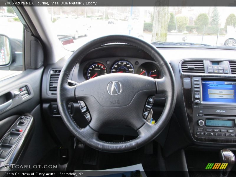 Steel Blue Metallic / Ebony 2006 Acura MDX Touring