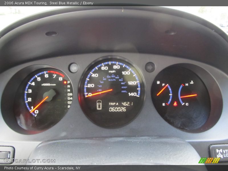 Steel Blue Metallic / Ebony 2006 Acura MDX Touring