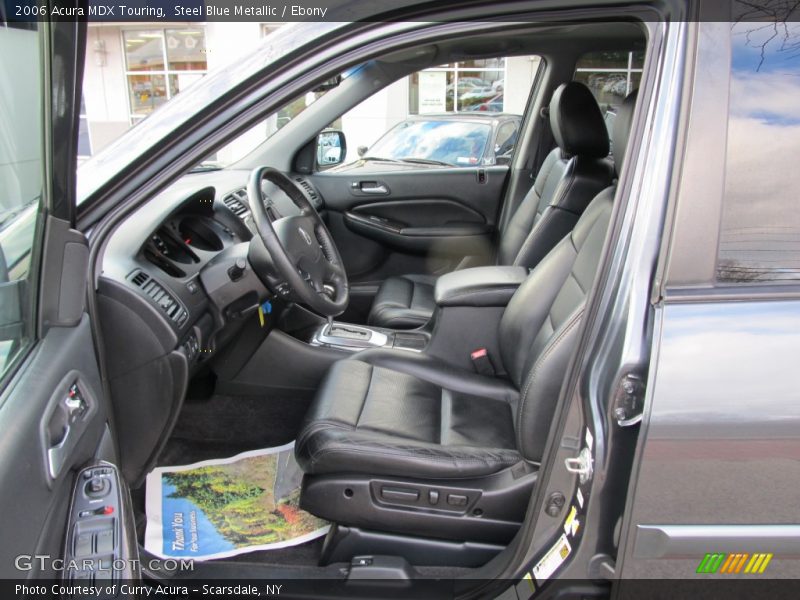 Steel Blue Metallic / Ebony 2006 Acura MDX Touring