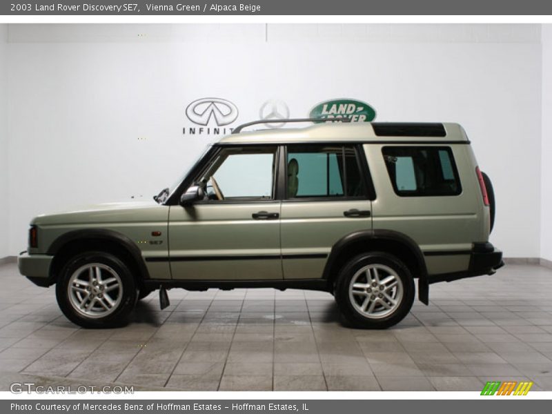 Vienna Green / Alpaca Beige 2003 Land Rover Discovery SE7