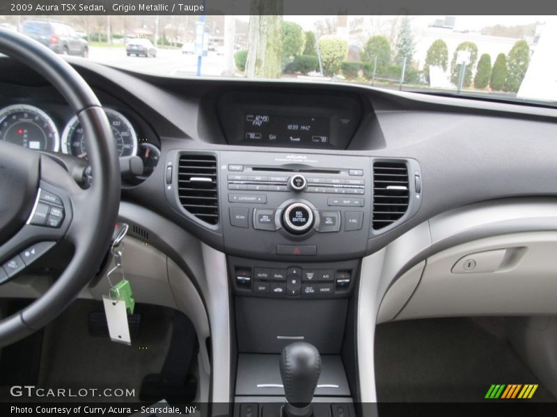 Grigio Metallic / Taupe 2009 Acura TSX Sedan