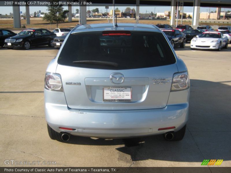 Icy Blue Metallic / Black 2007 Mazda CX-7 Touring