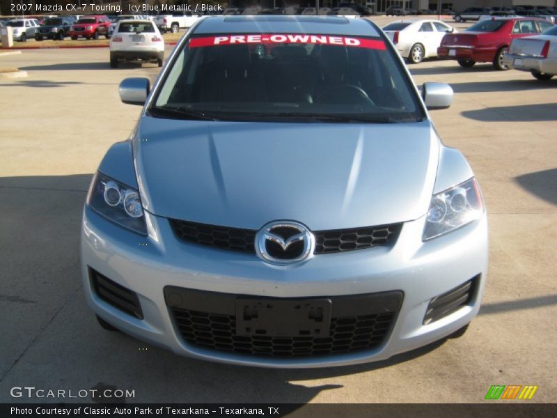 Icy Blue Metallic / Black 2007 Mazda CX-7 Touring