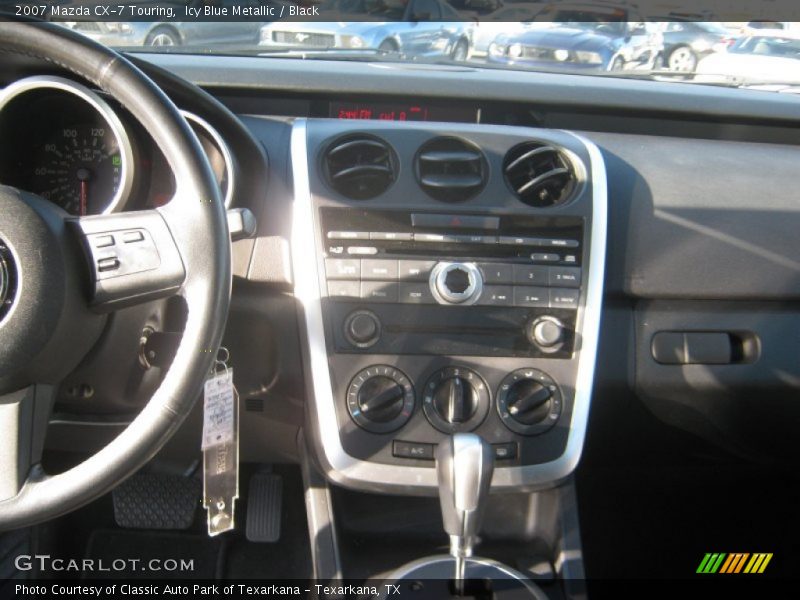 Icy Blue Metallic / Black 2007 Mazda CX-7 Touring