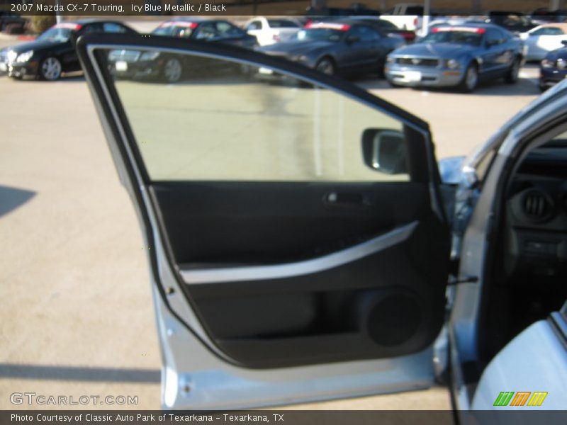 Icy Blue Metallic / Black 2007 Mazda CX-7 Touring