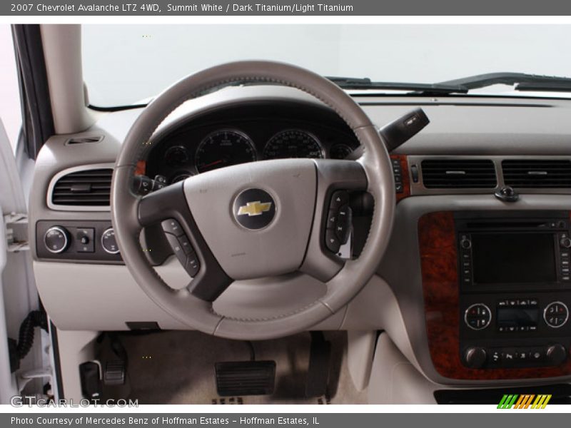 Summit White / Dark Titanium/Light Titanium 2007 Chevrolet Avalanche LTZ 4WD
