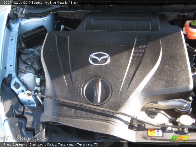 Icy Blue Metallic / Black 2007 Mazda CX-7 Touring