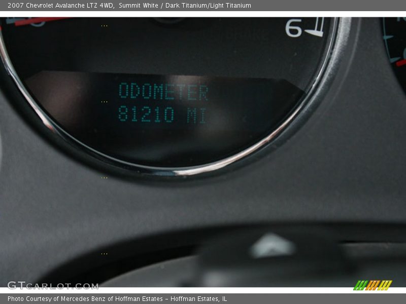 Summit White / Dark Titanium/Light Titanium 2007 Chevrolet Avalanche LTZ 4WD