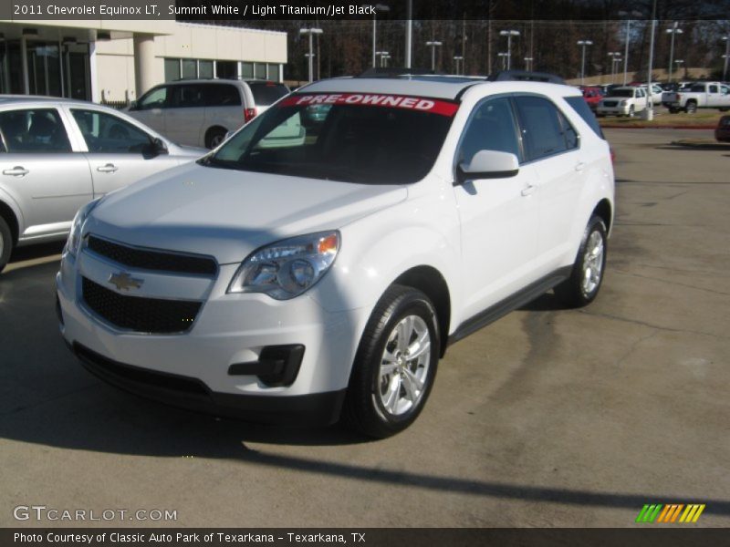 Summit White / Light Titanium/Jet Black 2011 Chevrolet Equinox LT