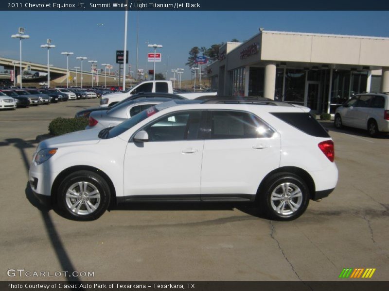 Summit White / Light Titanium/Jet Black 2011 Chevrolet Equinox LT
