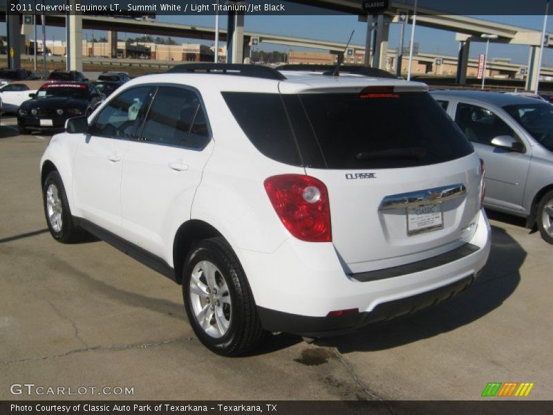 Summit White / Light Titanium/Jet Black 2011 Chevrolet Equinox LT