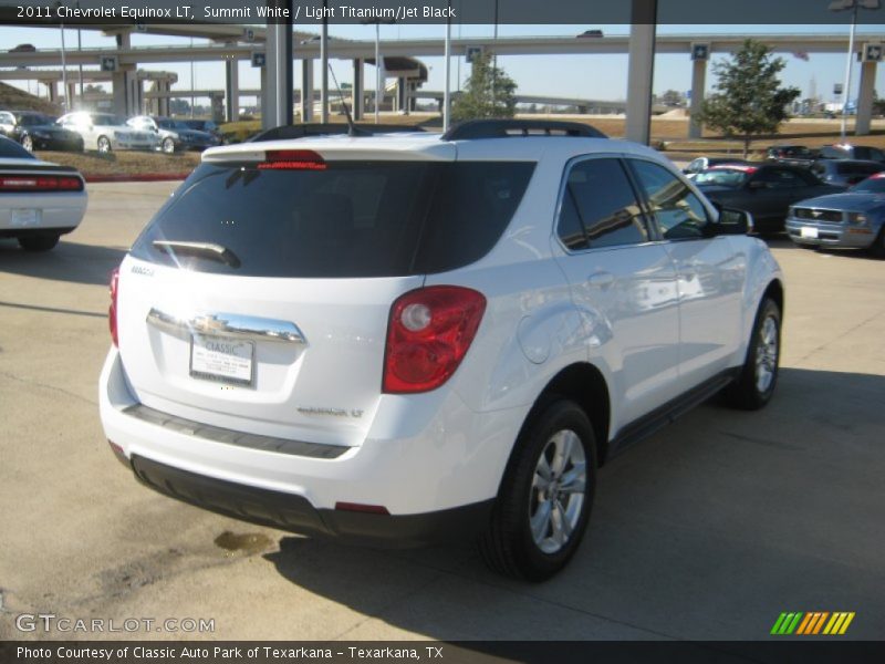 Summit White / Light Titanium/Jet Black 2011 Chevrolet Equinox LT
