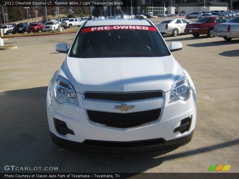 Summit White / Light Titanium/Jet Black 2011 Chevrolet Equinox LT