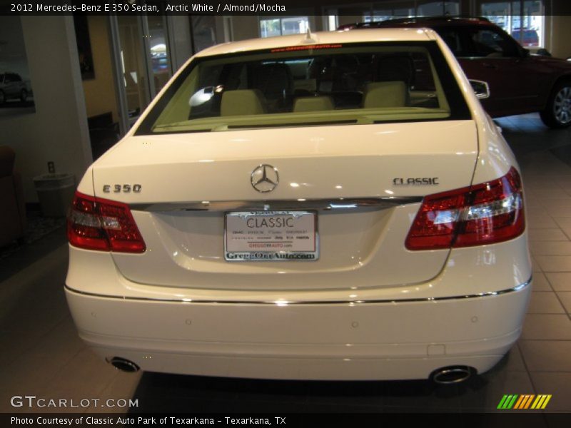 Arctic White / Almond/Mocha 2012 Mercedes-Benz E 350 Sedan