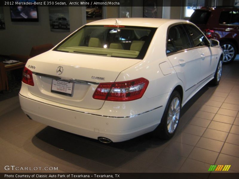 Arctic White / Almond/Mocha 2012 Mercedes-Benz E 350 Sedan