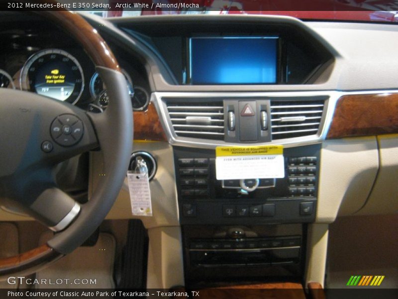 Arctic White / Almond/Mocha 2012 Mercedes-Benz E 350 Sedan