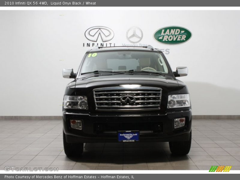 Liquid Onyx Black / Wheat 2010 Infiniti QX 56 4WD