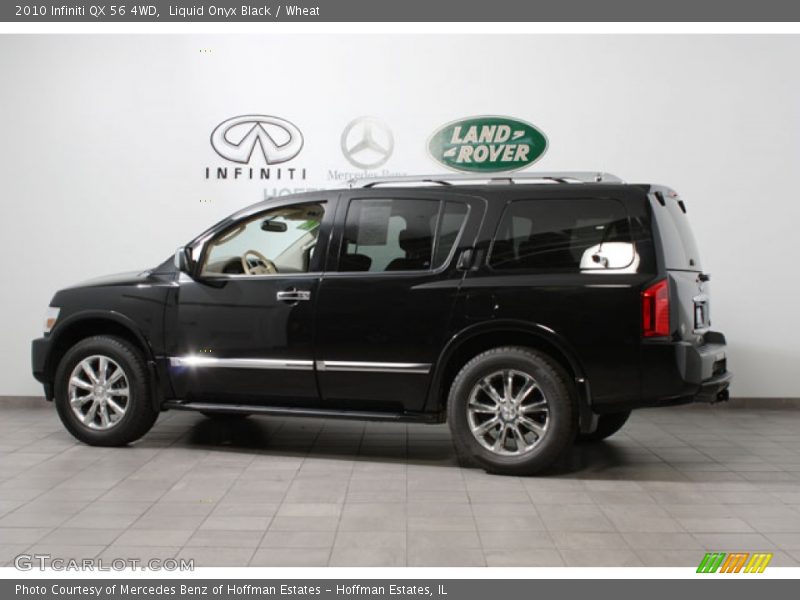 Liquid Onyx Black / Wheat 2010 Infiniti QX 56 4WD